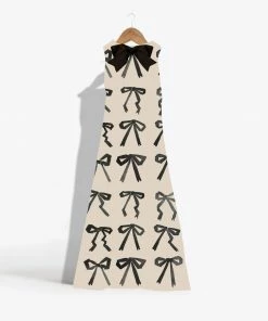 MME.Mink MME. BOW Garden Dress - NOIR Mme. Mink