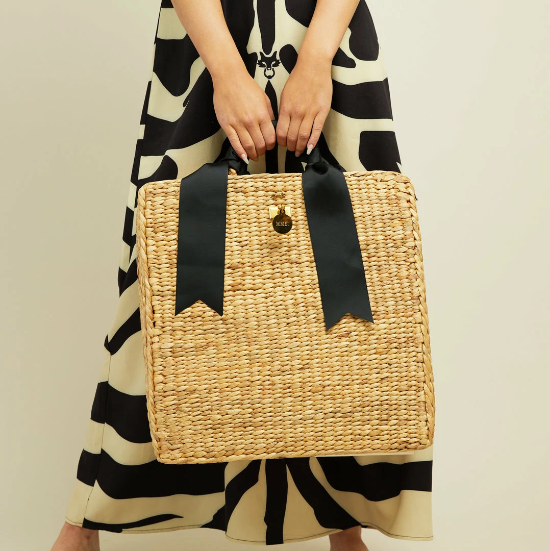 MME.Mink THE MINI BREAK Tote - CORNFLOWER Mme. Mink 8 MME.Mink THE MINI BREAK Tote - CORNFLOWER Mme. Mink