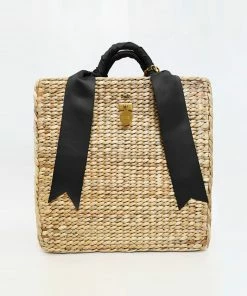 MME.Mink THE MINI BREAK Tote - NOIR