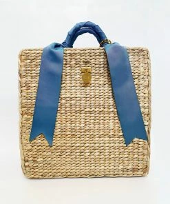 MME.Mink THE MINI BREAK Tote - CORNFLOWER Mme. Mink