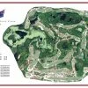 Vintage Golf Course Maps Medalist Father's Day