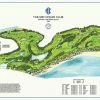 Vintage Golf Course Maps Mid Ocean