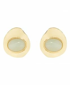 Mignonne Gavigan Helen Stud Earrings Light Blue