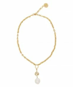 Mignonne Gavigan Irina Necklace White Gold WHAT'S HOT