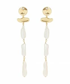 Mignonne Gavigan WHAT'S HOT Irina Pearl Earrings White Gold