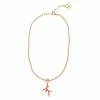 Mignonne Gavigan Lisette Coral Beaded Necklace Coral