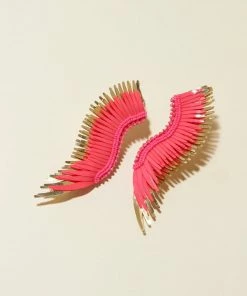 Mignonne Gavigan Madeline Earrings Hot Pink WHAT'S HOT
