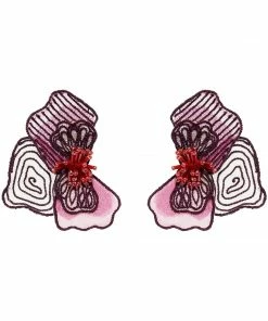 Mignonne Gavigan Orchid Stud Earrings Purple WHAT'S HOT