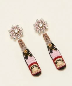 Mignonne Gavigan Rosé Champagne Earrings Blush 8 Mignonne Gavigan Rosé Champagne Earrings Blush