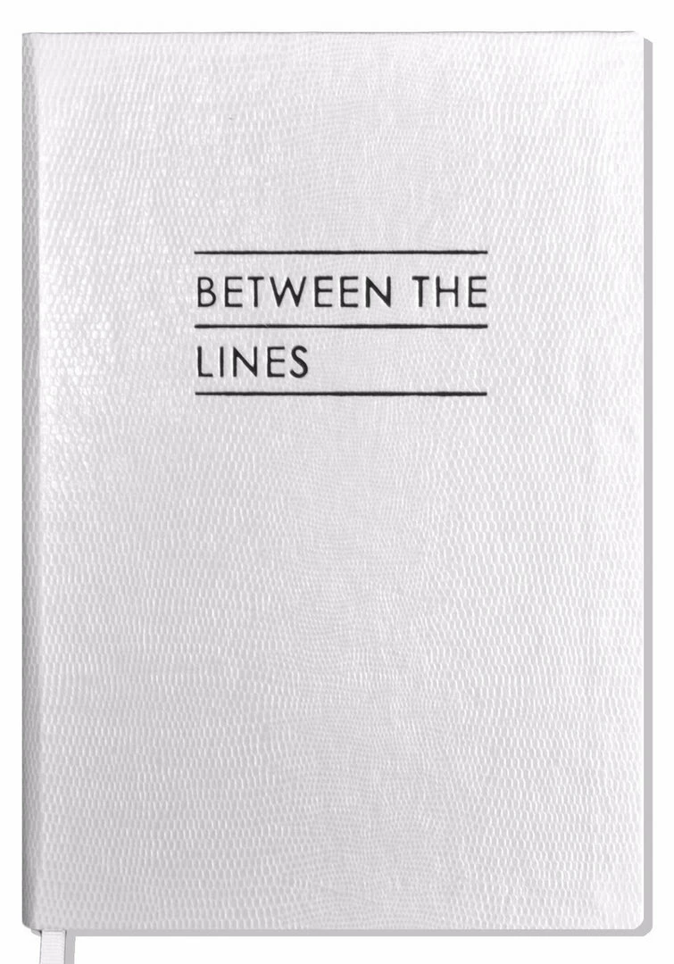 Sloane Stationery Contrast BETWEEN THE LINES - NOTEBOOK - White 3 Sloane Stationery Contrast BETWEEN THE LINES - NOTEBOOK - White