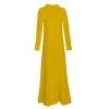 Casey Marks Lounge Dress In Mustard French Terry