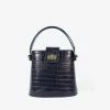 Neely & Chloe WHAT'S HOT No. 56 The Kettle Bag Croc Embossed