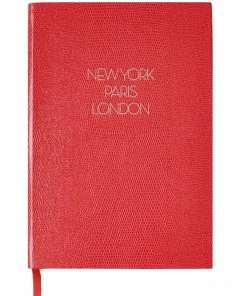 Sloane Stationery NOTEBOOK NO°127 - NEW YORK, PARIS, LONDON Vacation Shop