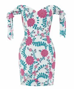 Valle & Vik WHAT'S HOT The Revenge Dress | Rose Busk Pink & Green