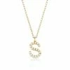 Briony Raymond Confetti Pearl Letter Pendant Fine Jewelry