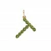 Briony Raymond Fine Jewelry Confetti Peridot Letter Pendant - Large