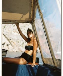 Follow Suit The Elizabeth Ruffled Bow Top Mme. Mink