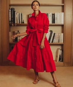 Daphne Wilde Giovanna In Red Cotton