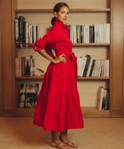 Daphne Wilde Giovanna In Red Cotton