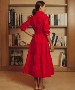 Daphne Wilde Giovanna In Red Cotton