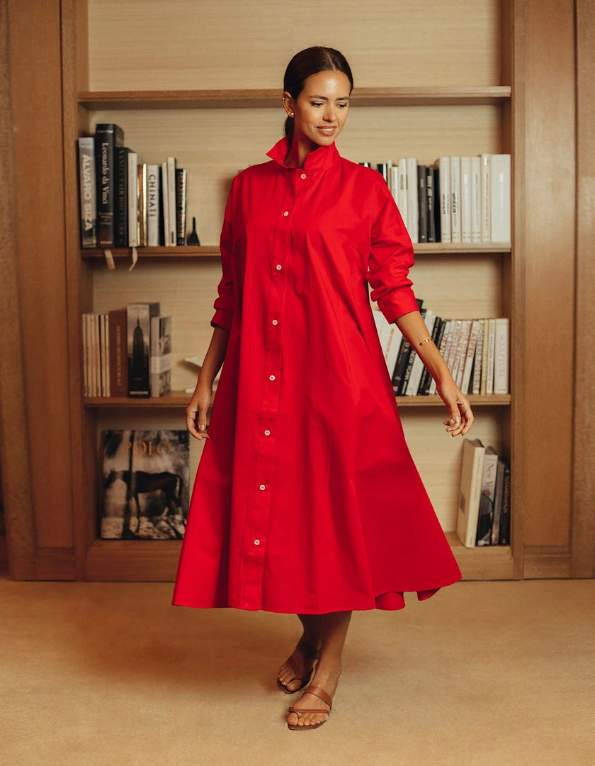 Daphne Wilde Stella In Red Cotton WHAT'S HOT 8 Daphne Wilde Stella In Red Cotton WHAT'S HOT