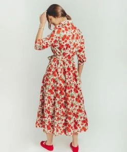 Daphne Wilde WHAT'S HOT Giovanna Dress In Carline Rose Liberty London Cotton 9 Daphne Wilde WHAT'S HOT Giovanna Dress In Carline Rose Liberty London Cotton