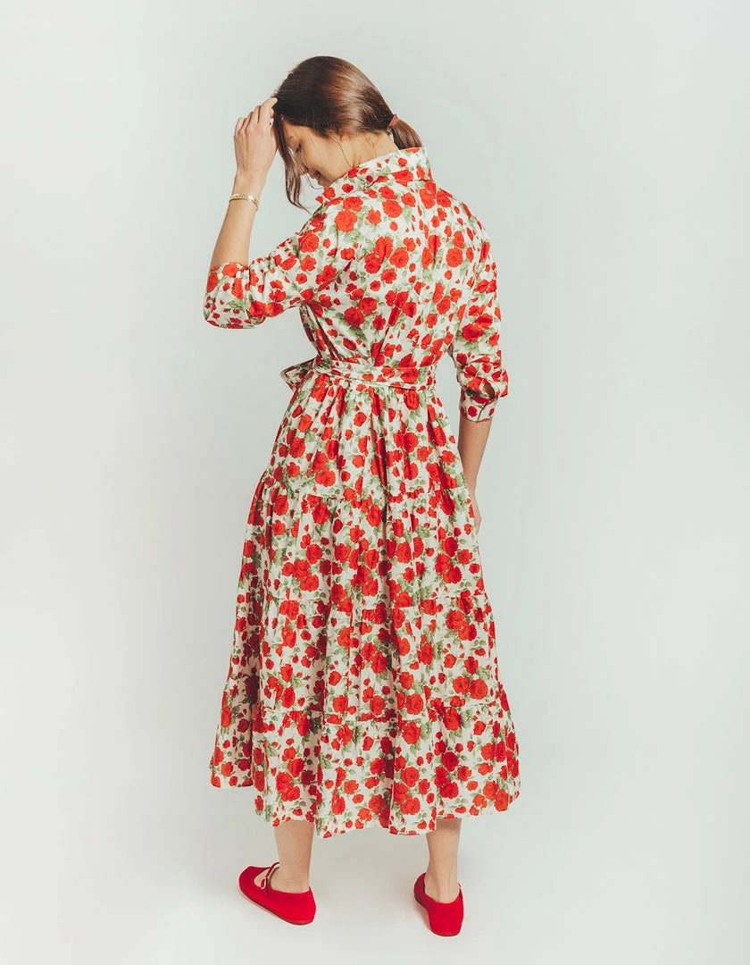 Daphne Wilde WHAT'S HOT Giovanna Dress In Carline Rose Liberty London Cotton 4 Daphne Wilde WHAT'S HOT Giovanna Dress In Carline Rose Liberty London Cotton