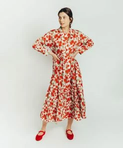 Daphne Wilde WHAT'S HOT Giovanna Dress In Carline Rose Liberty London Cotton 10 Daphne Wilde WHAT'S HOT Giovanna Dress In Carline Rose Liberty London Cotton