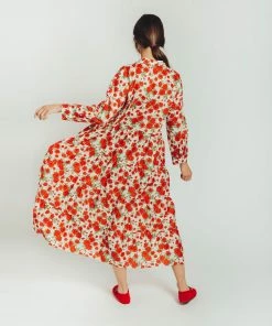 Daphne Wilde WHAT'S HOT Giovanna Dress In Carline Rose Liberty London Cotton 12 Daphne Wilde WHAT'S HOT Giovanna Dress In Carline Rose Liberty London Cotton