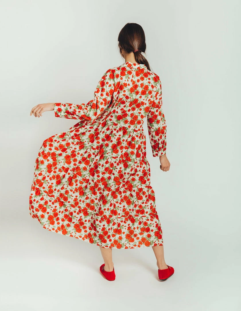 Daphne Wilde WHAT'S HOT Giovanna Dress In Carline Rose Liberty London Cotton 7 Daphne Wilde WHAT'S HOT Giovanna Dress In Carline Rose Liberty London Cotton