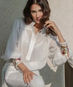 RosewaterHouse Carnation Blouse - White 7 RosewaterHouse Carnation Blouse - White