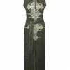 RosewaterHouse Aftab Dress - Khaki CLOTHING