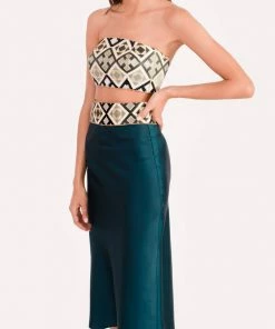 RosewaterHouse Avin Skirt - Teal CLOTHING
