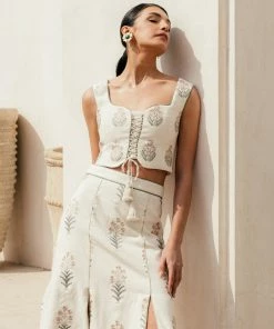 RosewaterHouse CLOTHING Shalimar Ensemble - Ecru