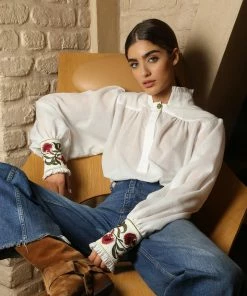 RosewaterHouse Carnation Blouse - White 9 RosewaterHouse Carnation Blouse - White