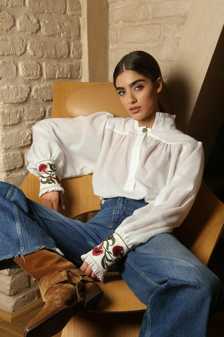 RosewaterHouse Carnation Blouse - White 6 RosewaterHouse Carnation Blouse - White