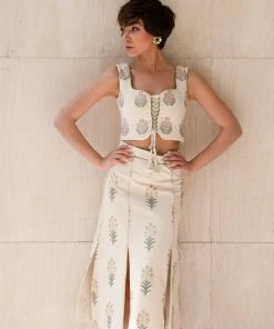 RosewaterHouse CLOTHING Shalimar Ensemble - Ecru