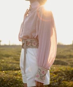 RosewaterHouse Carnation Blouse - Pink Tops