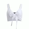 RosewaterHouse Sarah Crop Top - White Tops