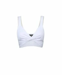 RosewaterHouse Sarah Crop Top - White Tops