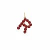 Briony Raymond Confetti Ruby Letter Pendant Fine Jewelry