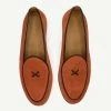 Del Toro Men's Rust Suede Milano Loafer WHAT'S HOT