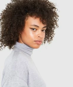 Santicler Eileen Turtleneck Relaxed-Fit Merino Wool Sweater Tops