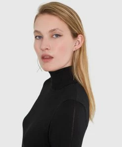 Santicler Mira Turtleneck Viscose Bodysuit
