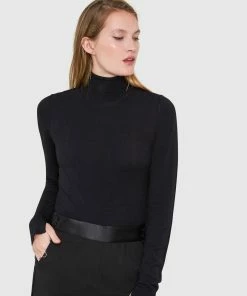Santicler Mira Turtleneck Viscose Bodysuit 9 Santicler Mira Turtleneck Viscose Bodysuit