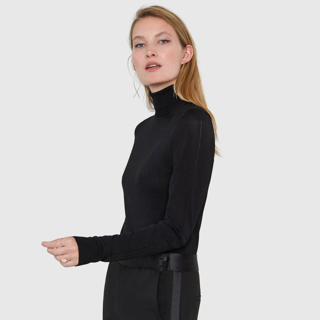 Santicler Mira Turtleneck Viscose Bodysuit 3 Santicler Mira Turtleneck Viscose Bodysuit