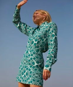 Valle & Vik The Power Shirt | Ville Blomst Mint