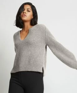 Santicler Tops Kaya Ribbed Pure Cashmere Sweater