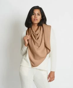 Santicler Anna Cashmere Oversized Triangle Scarf, Multiple Colors