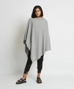Santicler ACCESSORIES Jenica Cashmere Poncho, Multiple Colors